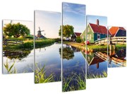 Tablou cu mori din Olanda (150x105 cm)