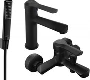 Mexen Sabre R72 set cadă, negru - 72103R72-70