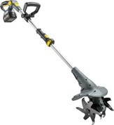 Outsunny Motocultor fără fir, Rotavator electric 18V cu 2 baterii 4000mAh, încărcător, lățime de lucru 20 cm Gri | Aosom Romania