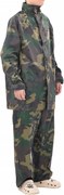 vidaXL Costum de ploaie, 2 piese, imprimeu camuflaj, cu glugă, M