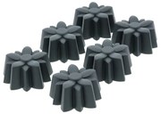 Forme de copt 6 buc. pentru brioșe din silicon ø 7 cm Flower – Blomsterbergs