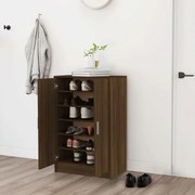 vidaXL Pantofar, stejar maro, 60x35x92 cm, lemn prelucrat
