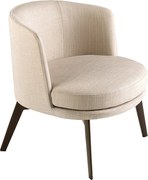 Fotoliu modern elegant Cream fabric