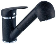 Baterie Bucatarie Sidef Dark, cu cap dus extensibil
