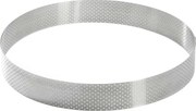 Inel de tort perforat cadru rotund De Buyer 3098.09, 24,5 cm, oțel inoxidabil
