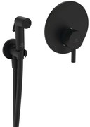 Baterie bideu incastrata, cu dus, furtun si suport, negru mat, Ideal Standard IdealSpray Negru mat