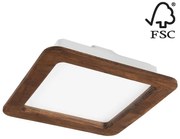 Corp de iluminat LED încastrat WOODY SPOT LED/17W/230V 3000K cireș 18,5x18,5 cm