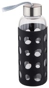 Sticlă de apă în manșon de silicon Altom 425 ml,negru