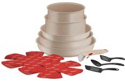 Tefal - Set de vase Ingenio Delight, 17 piese