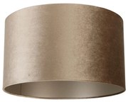 Abajur din catifea taupe 35/35/20