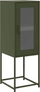 vidaXL Dulap, verde măsliniu, 36x39x107 cm, oțel laminat la rece