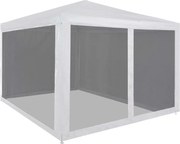 vidaXL Cort pliabil de petrecere cu 4 pereți din plasă, 3 x 3 m