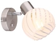 Aplica cu spot design modern WILLY nichel