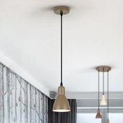 Pendul din metal maro satinat Afra