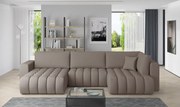 Canapea modulara tapitata, extensibila, cu spatiu pentru depozitare, 340x170x92 cm, Bonito L2, Eltap (Culoare: Bej - Sola 18)