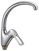 Baterie bucatarie lebada pipa mobila , crom lucios TRENDY S