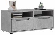 vidaXL Dulap TV &quot;VISNES&quot; Beton Gri 100x40x38 cm Lemn prelucrat