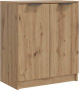 vidaXL Pantofar, stejar artizanal, 59x35x70 cm, lemn prelucrat