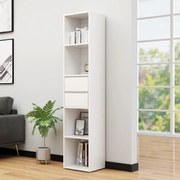 vidaXL Bibliotecă, alb, 36x30x171 cm, lemn prelucrat