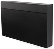 Pantofar negru cu deschidere înclinată/suspendat din metal 78x48x13 cm Luigi – Spinder Design