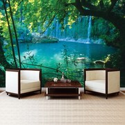 Fototapet - Lacul turcoaz enigmatic (152,5x104 cm)