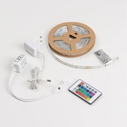 Bandă LED RGBW dimabilă, 9 W, 230 V, 5 m, Wi‑Fi + telecomandă