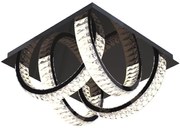 Plafonieră LED Zuma Line MX3274-4-3BCT TULA LED/23,5W/230V negru