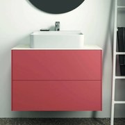 Dulap baza suspendat Ideal Standard Atelier Conca rosu - oranj mat 2 sertare 80 cm