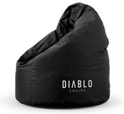 Fotoliul tip puf Diablo Chairs pentru copii: Negru