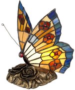 Corp de iluminat LED decorativ TIFFANY 1xG9/3W/12V/230V fluture Elstead QZ-OBUTTERFLY-TL