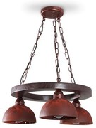 Lustră pe lanț VIRIONI 3xE27/60W/230V