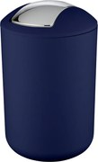 Coș de gunoi BRASIL, 6,5 l, WENKO, albastru || bleumarin