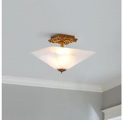 Flambeau STAR-F-S-DG - Plafonieră STAR, 2xE27/40W/230V, finisaj cupru