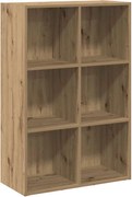 vidaXL Dulap cu cărți/Dulap pentru stejar Artisan Lemn prelucrat