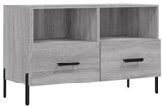 vidaXL Comodă TV, gri sonoma, 80x36x50 cm, lemn prelucrat