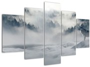 Tablou cu lupi (150x105 cm)