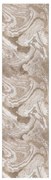 Covor tip traversă bej 80x300 cm Marbled – Flair Rugs