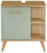 Dulap verde sub chiuvetăcu aspect de lemn de stejar 61x65 cm Set 923 - Pelipal