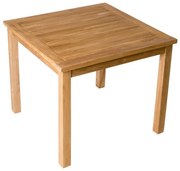 Masă de grădină Divero din lemn, 90 x 90 x 75 cm