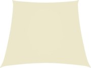 vidaXL Parasolar, crem, 2/4x3 m, țesătură oxford, trapez
