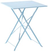 Mobilier de grădină pliabil Aldotrade Betyset albastru, masă și 2 scaune