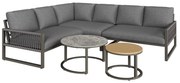 Set de lounge pentru grădină pentru 6-7 persoane, Gri | Aosom Romania