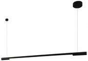 Lustra LED liniara, suspendata Organic 150cm, negru P0358 MX
