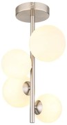 Plafoniera 4L design modern Riha nichel