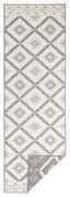 Covor adecvat pentru exterior NORTHRUGS Malibu, 80 x 350 cm, gri-crem