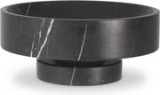 Bol/ Obiect decorativ din marmura Santiago negru 114860 HZ