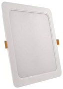 Corp de iluminat LED încastrat LED/24W/230V 22x22 cm alb