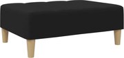 vidaXL Taburet, negru, 77x55x31 cm, material textil