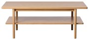 Măsuță de cafea cu blat cu aspect de lemn de stejar 60x120 cm Ponza – Unique Furniture