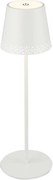 Brilo - Lampă de birou LED reîncărcabilă cu control tactil KIKI LED/2,6W/5V IP44 2600 mAh albă